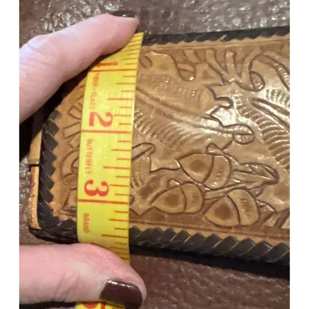 Vintage‎ Western Leather Wallet With Horse Design & Coin Pocket
